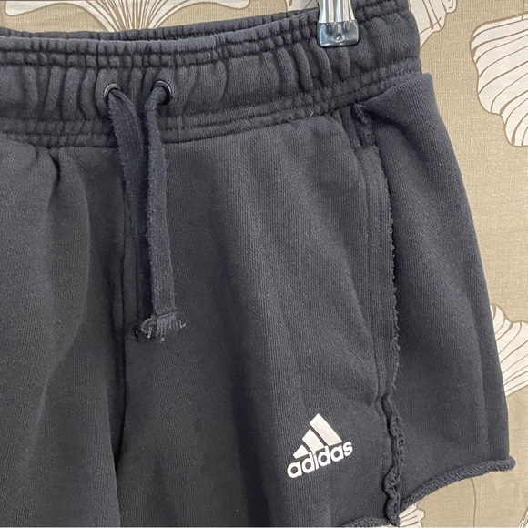 Adidas High Waist Cut Off Shorts XS - Picture 2 of 9